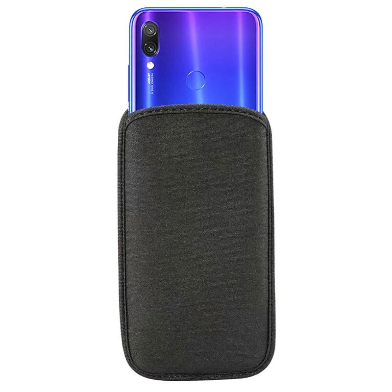 Универсальный мягкий гибкий неопреновый чехол для Xiaomi Redmi Note 7 защитная сумка / Pro 6