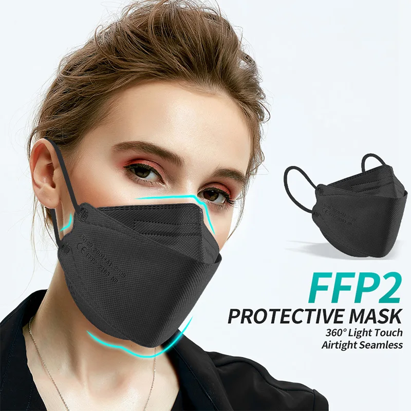 masks ffp2 face KN95 colors security protection n k 95 ffp 2 originais 4ply mask pff2 n95 mascarilla fpp2 homologada | Безопасность и