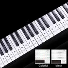 Прозрачные съемные наклейки на клавиатуру для фортепиано, 5461 или 88 клавиш, электронное фортепиано, знаки спектра, символы