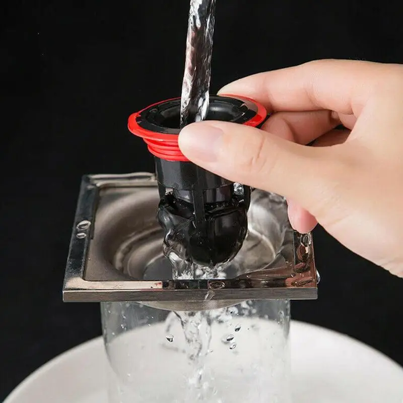 

Toilet Deodorant Floor Drain Core Toilet Floor Drain Pest Anti-odor Control Core Silicone Bathroom Artifact Inner Sewer B6O8