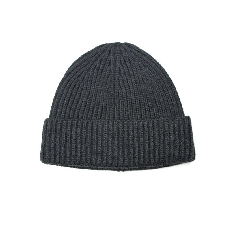 

Winter Warm Knitted Beanies for Men Skull Cap Unisex Knitted Hat Beanie Skullcap Sailor Cuff Brimless Casual Girls Hat