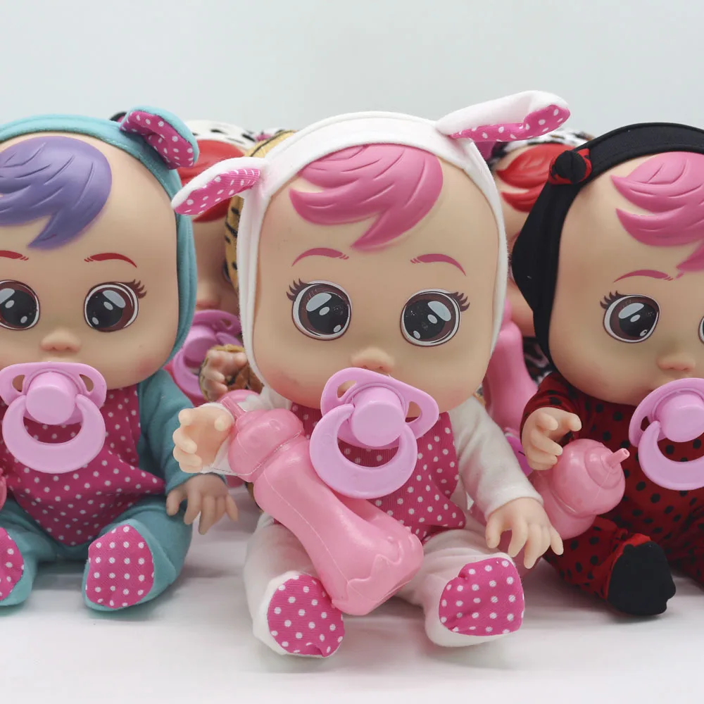 3D силиконовая кукла Inteiro Realista Reborn Cry A Baby, высокое качество, волшебные слезы, куклы, игрушки для детей, подарок-сюрприз