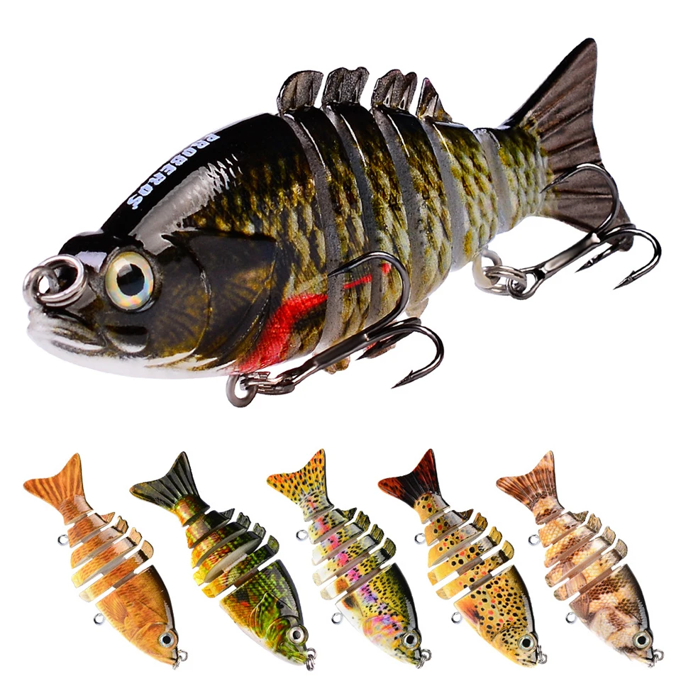 

New Multi-Section Fishing Lure Sinking Diving Depth 1-2M Perch Artificial Lure Swing Lure Weight 10.58g Artificial Lure