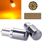 Высокая яркость 2 шт. 144 декодисветодиодный светильник Светодиодная анти-вспышка T20 7440 W21W фотовссветильник шка CanBus 1156 BA15S PY21W