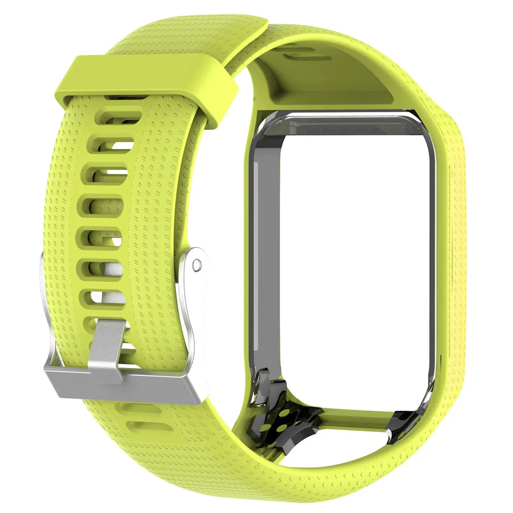 Ремешок для часов из ТПЭ для TOMTOM Runner 2 3 Spark/3 Glfer 2 Adventurer gps Watch 11 цветов Сменные Ремешки для наручных часов