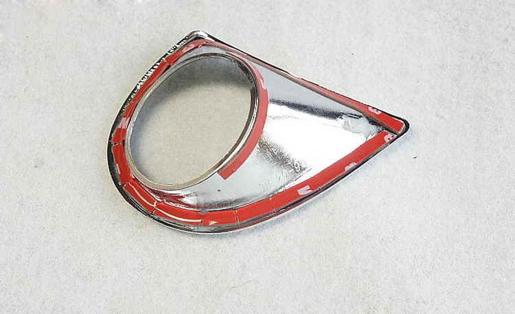 Задний противотуманный фонарь лампа детектор рамка Стик Стайлинг ABS