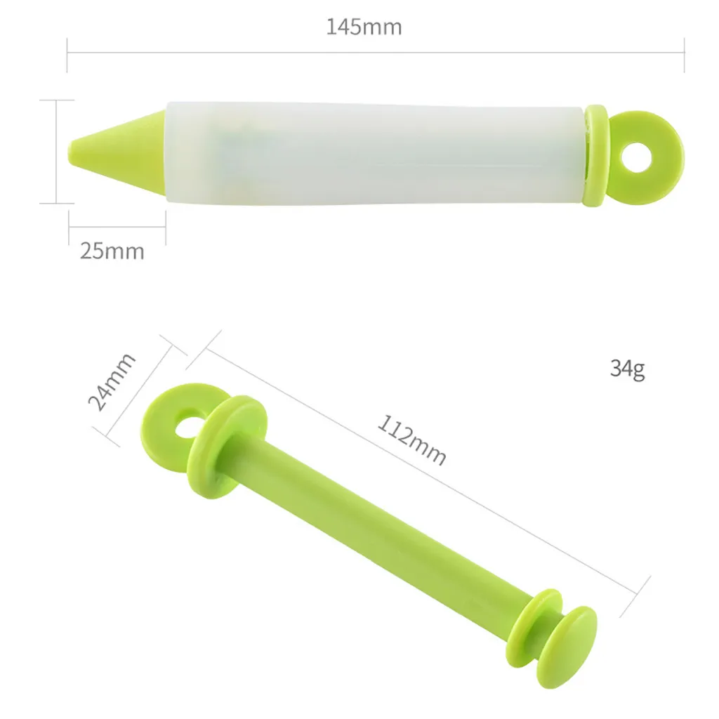 Pastry Icing Pen Cake Tools Piping Bag Nozzle Tips Fondant Cookie Ice Cream Syringe Muffin Dessert Decorator | Дом и сад