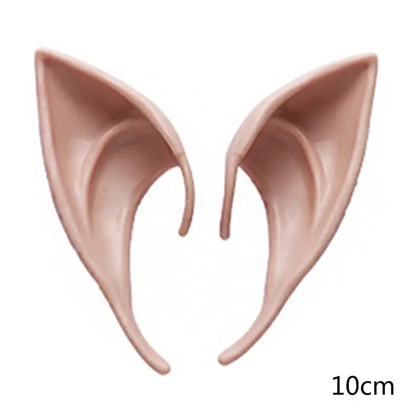 

1 Pair Mysterious Angel Elf Ears Latex Fake Ear Props Halloween Party Fairy Cosplay Costume Decoration