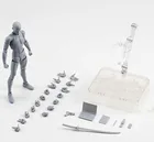 Мульти-шарнирные подвижные фигурки, тело Кунтело Чан серогооранжевого черного цвета, ПВХ экшн-фигурки, Коллекционная модель игрушки