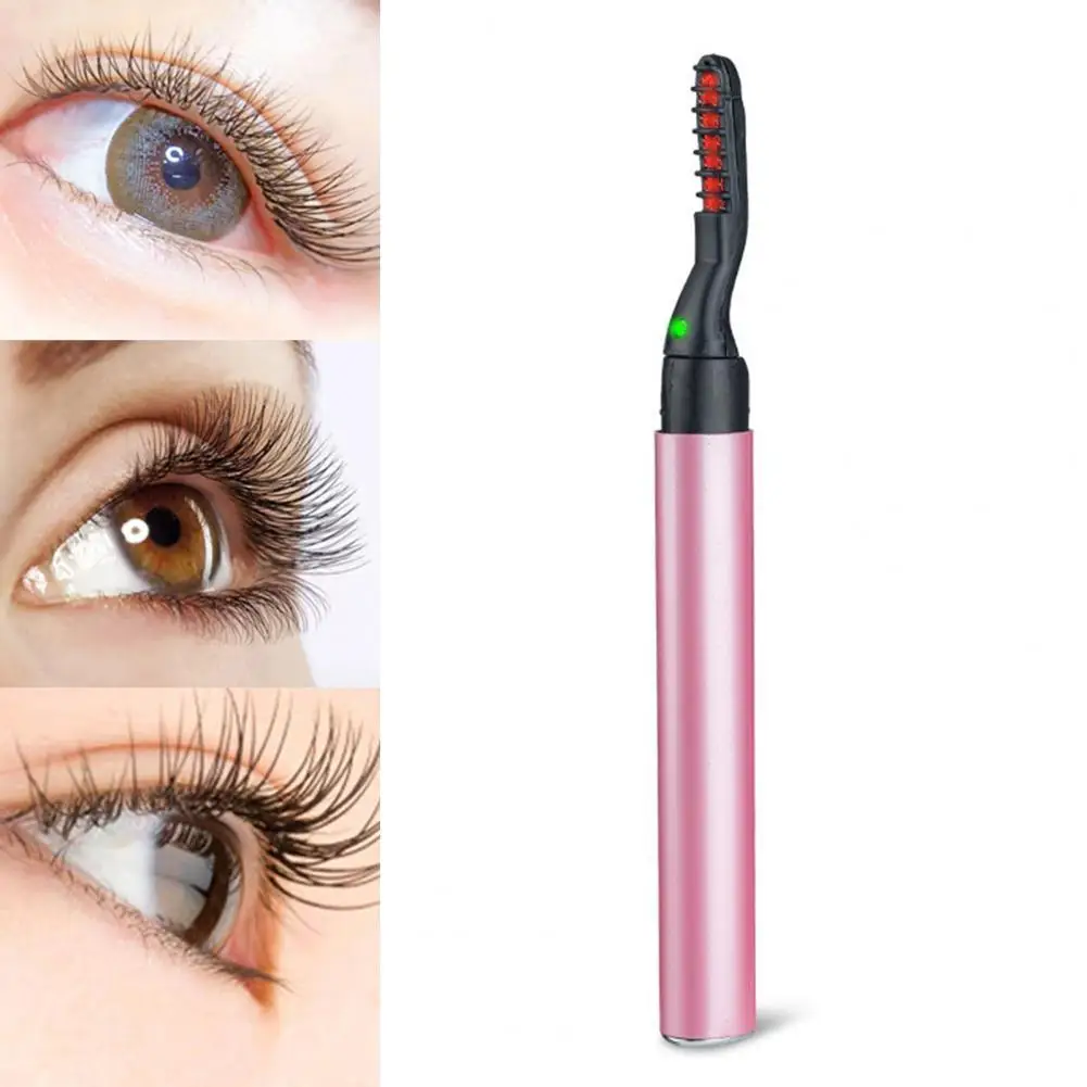 

Electric Eyelash Curler Constant Temperature Quick Heating Painless Evenly Applied Heat Electric Eyelash Curler for Girl