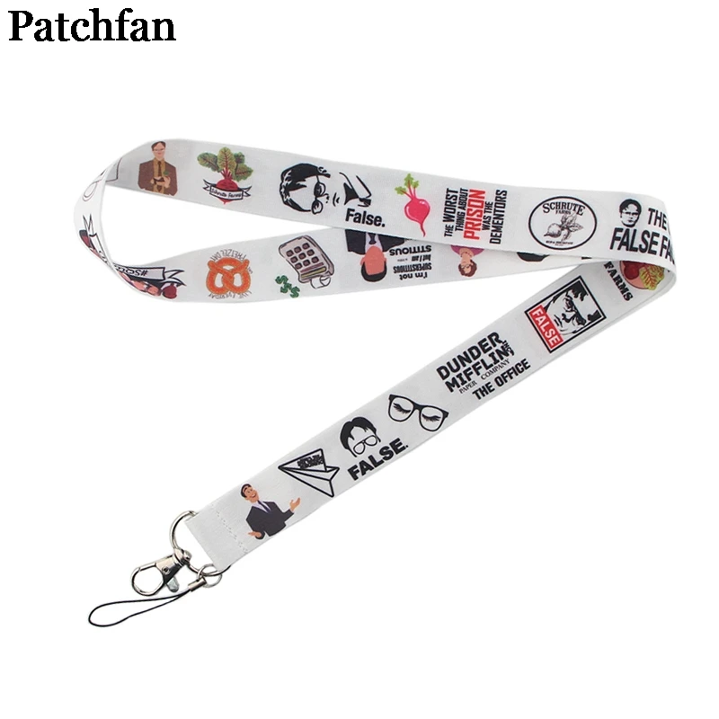 Patchfan офисное ТВ-шоу бирки ремешок на шею ремешки для ключей ID карта Пропуск