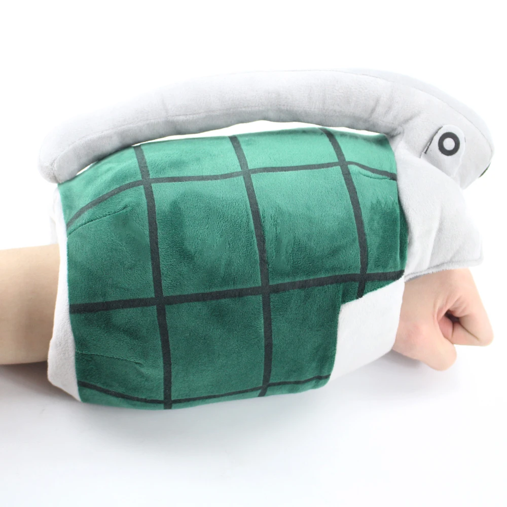 Juguete de peluche de My Hero Academia Bakugo Katsuki para ni&ntilde;os, guantes de Cosplay, brazalete, brazalete el&eacute;ctrico, granadas, juguete de peluche-4