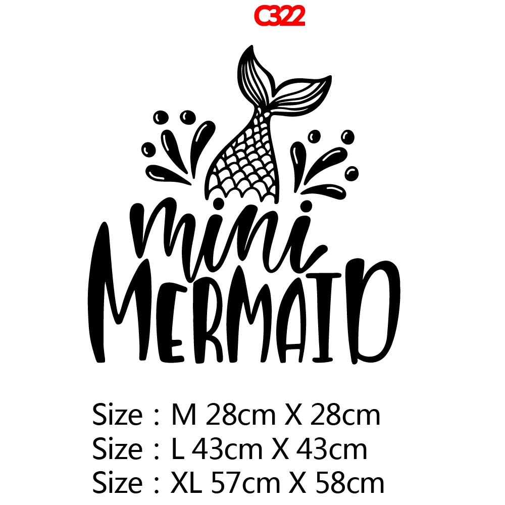 Новый дизайн мини-обои в виде русалки украшение для дома настенные Стикеры