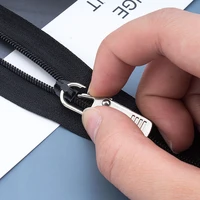 2050pcs metal removable zipper head zip fixer travel bag suitcase backpack pull slider diy sewing garment clothes accessories