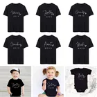 Одинаковая семейная одежда, футболка для мамы, папы, дочери, сына, ребенка, 2022, для беременных