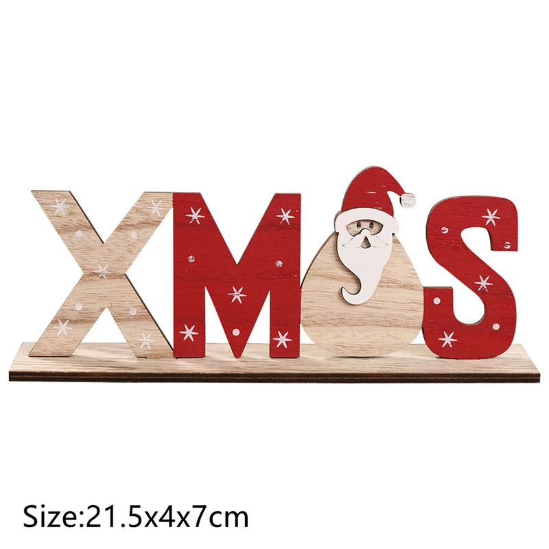 XMAS Новинка, новогоднее, новейшее, натуральное, рождественское, деревянная подвеска, Рождественская елка, дерево, ремесло, Noel Deco, Рождественское украшение для дома, Navidad, подарок - Цвет: XMAS