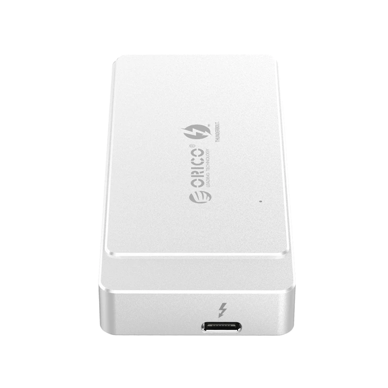 ORICO TFM2T3-G40-SV-BP Thunderbolt 3 Series NVMe M.2 SSD Enclosure Hard Drive Enclosure High Speed 40Gbps 2TB Max For Mac Window