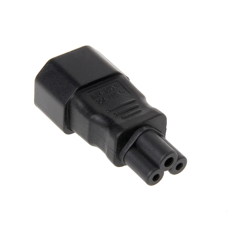 IEC 320 C14 3 контактный разъем для C5 прямой Мощность Подключите конвертер