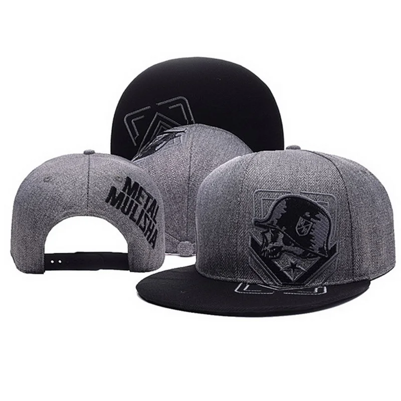 

Unisex Letter Embroidery Baseball Cap Women Outdoor Sports Sun Flat Hat Men Fashion Metal Mulisha Hip Hop Snapback Caps CP0123