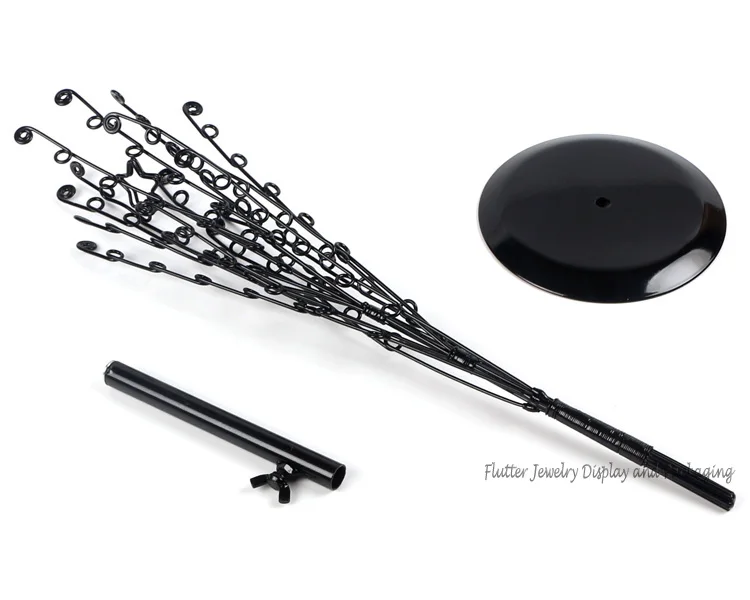 

Fashion Metal Jewelry Display Tree Earring Hanging Rack Necklace Display Stand Bracelet Showcase Pendant Holder