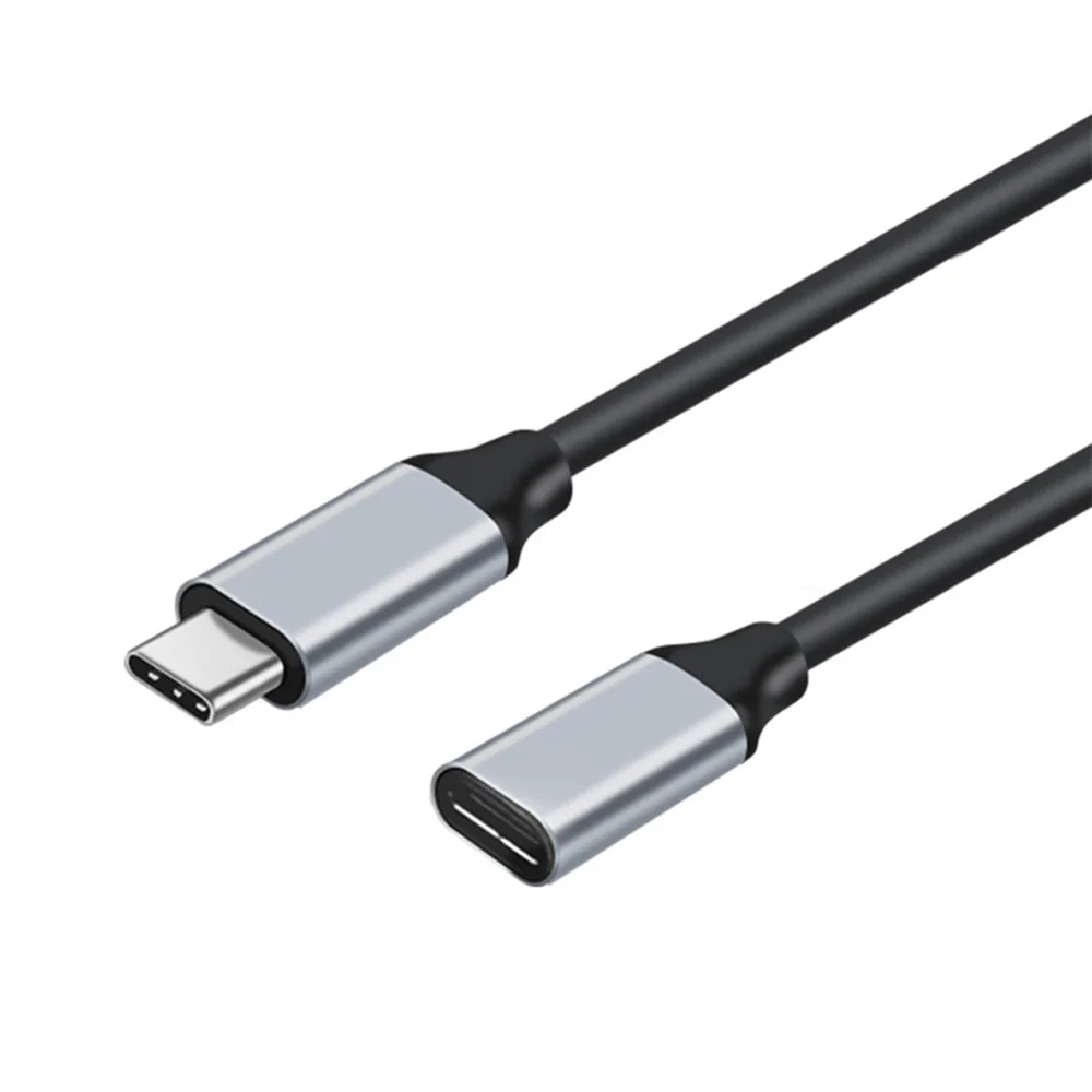 

Type C Cable USB C Male to Female Extension Cable USB3.1 Gen1 400M/S 3A 60W PD Fast Charging 4K HD Transmission Cord