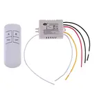 123 пути ВКЛВЫКЛ 220 В Беспроводная лампа дистанционное управление переключатель приемник передатчик управление Лер домашняя лампа запасные части для дома