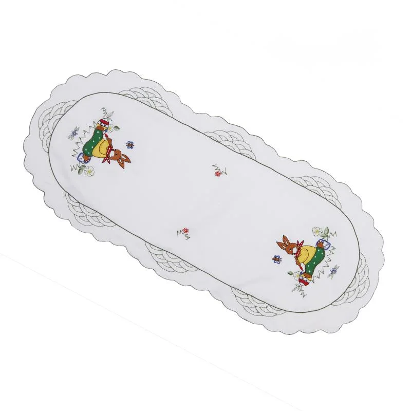 

Rectangular cloth tablecloth hollow embroidery cartoon garden cloth birthday table decoration coffee table picnic table cloth