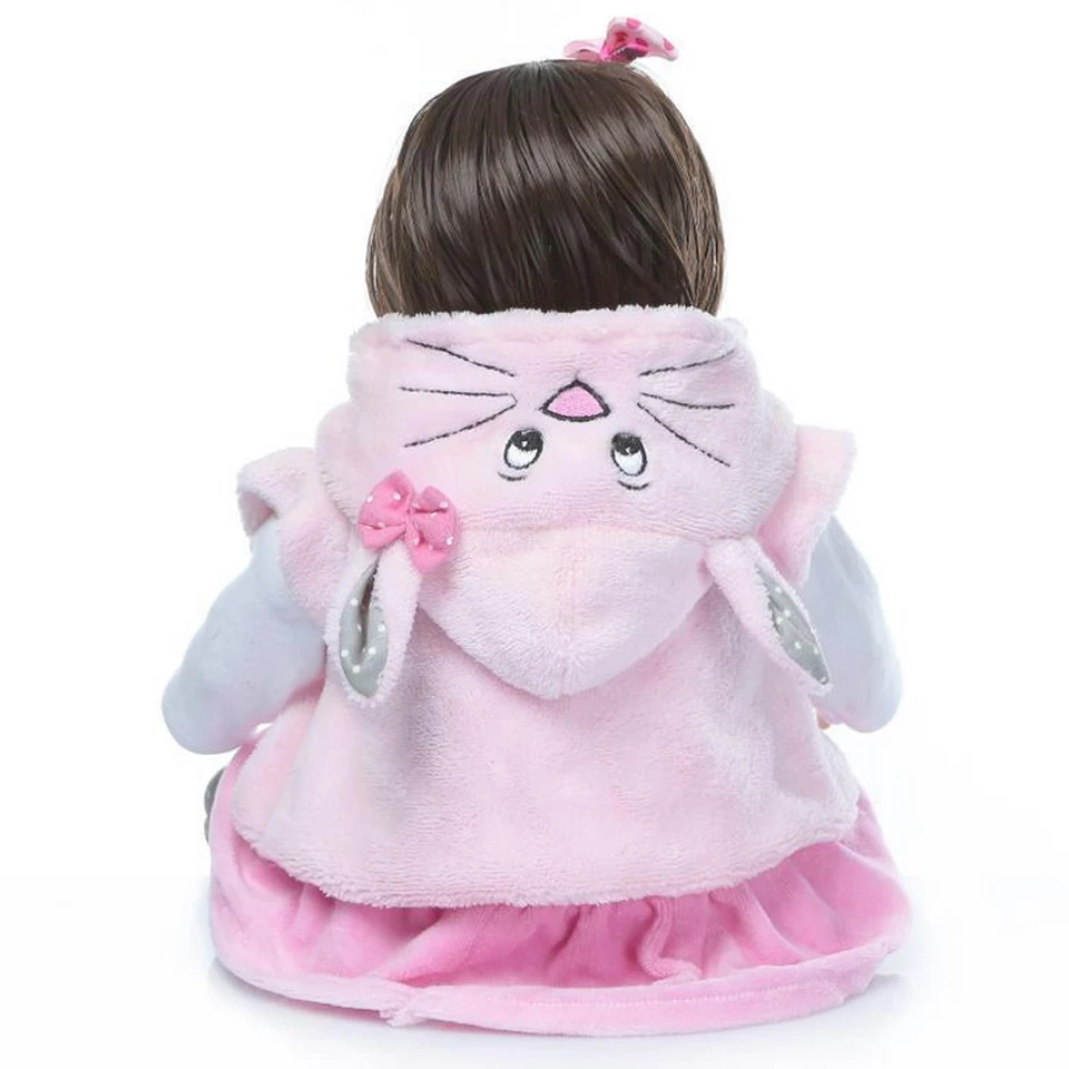 

48CM Soft Vinyl Reborn Baby Dolls Handmade Design Cloth Body Silicone Lifelike Alive Babies Doll Toys For Kids