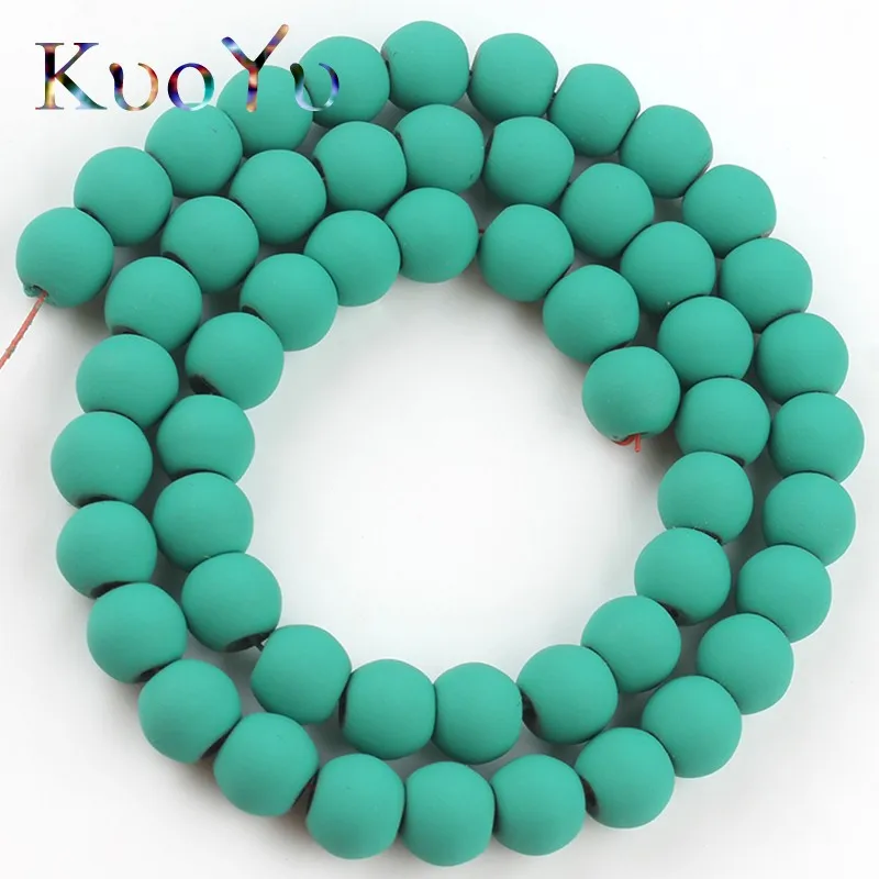 Из Натурального Гематита камень трава зеленые резиновые круглые бусины