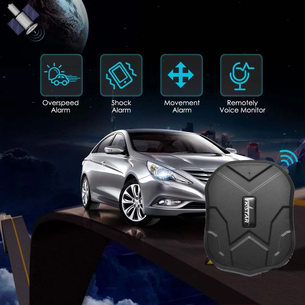 Автомобильный GPS-трекер TKSTAR TK905 5000 мАч 90 дней в режиме ожидания | Автомобили и