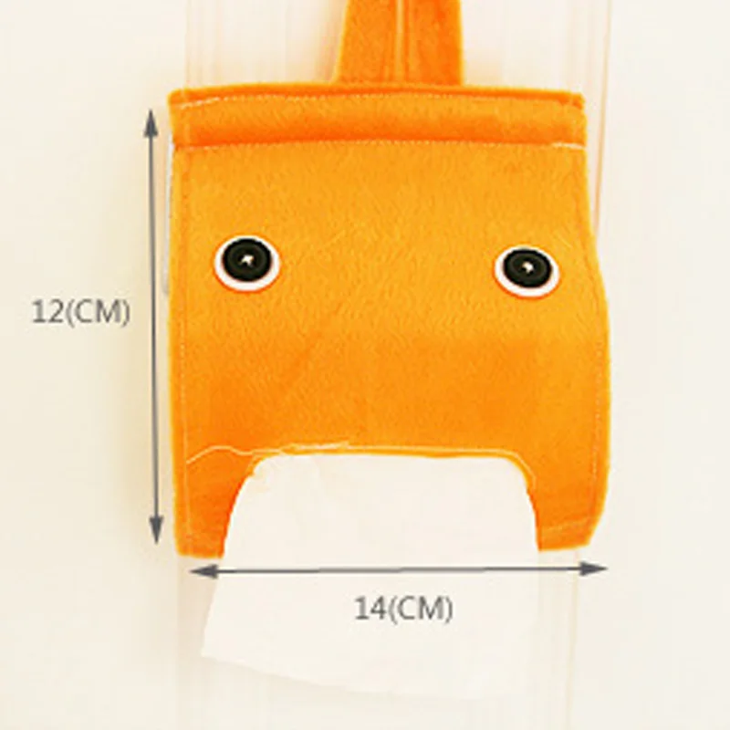 

Plush Cloth Portable Toilet Paper Holders Hanging Roll Paper Towel Storage Organizers napkin Cases Household Bathroom Products