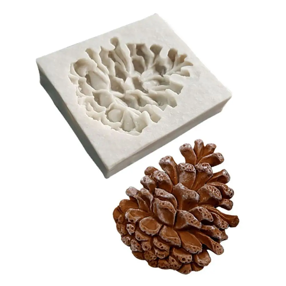 

Christmas Pine Cones Shape Cake Fondant Mold Candy Chocolate Silicone Molds Biscuits Mould DIY Cake Decoration Baking Tools