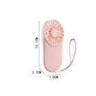 Карманный бесшумный маленький вентилятор с USB, портативный ручной вентилятор для очистки воздуха, портативный мини-вентилятор с Usb-зарядкой