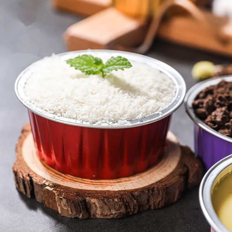 20 шт. Высококачественная алюминиевая фольга чашка для торта креативное