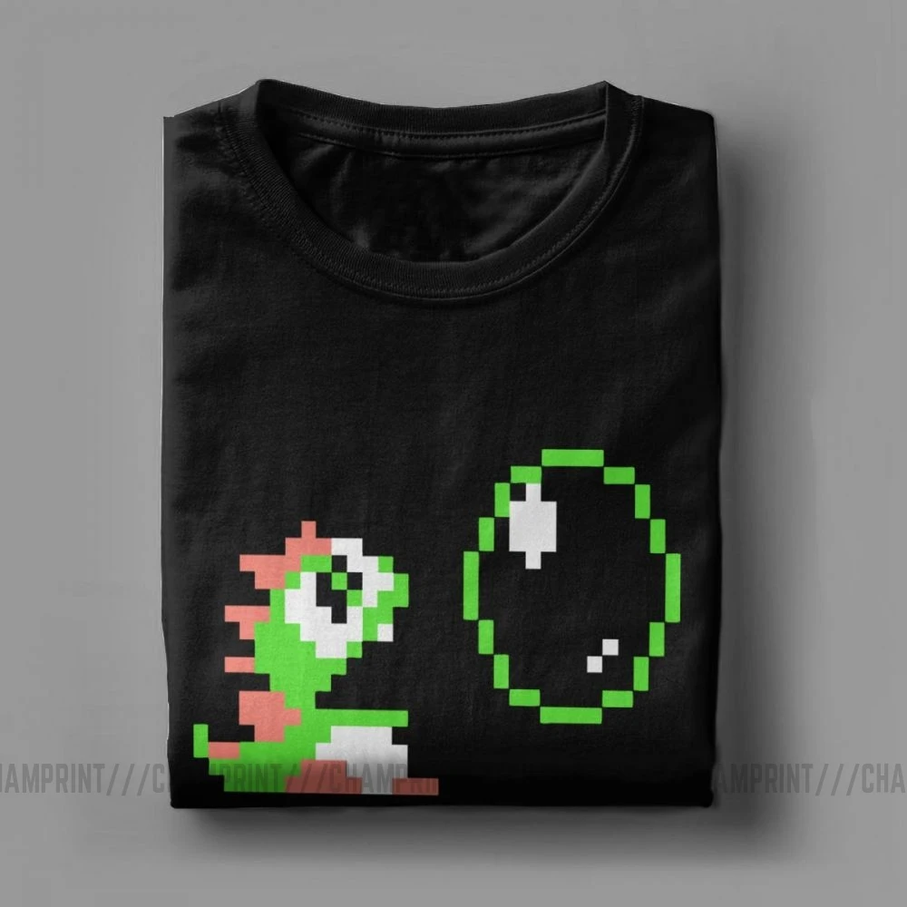 Футболка мужская с принтом пузырьков милая рубашка Humor для японских видеоигр