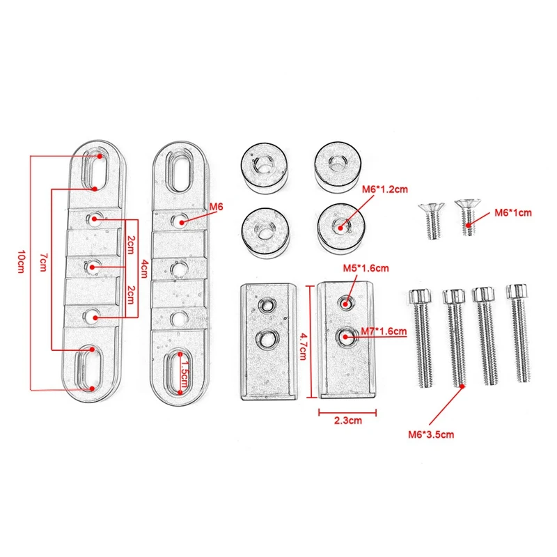 

Universal Motorcycle Spotlight Bracket Universal for Yamaha Xmax300 Nmax155 Aerox Nvx155 Spot Light Holder