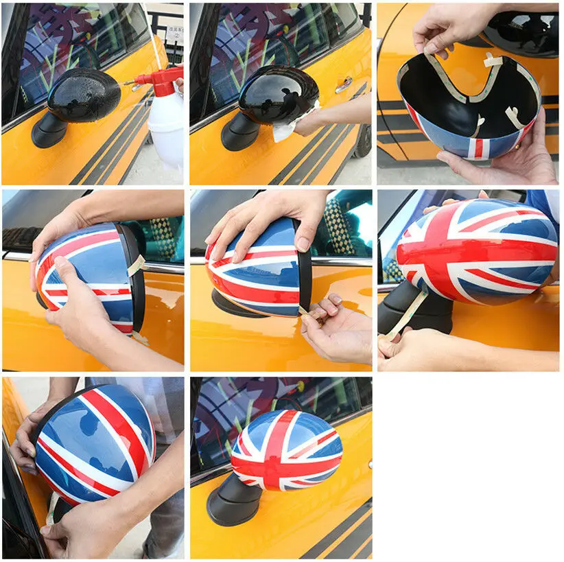 Автомобильное зеркало заднего вида в виде ракушки чехол для MINI Cooper F54 F55 F56 F57 F60 2014