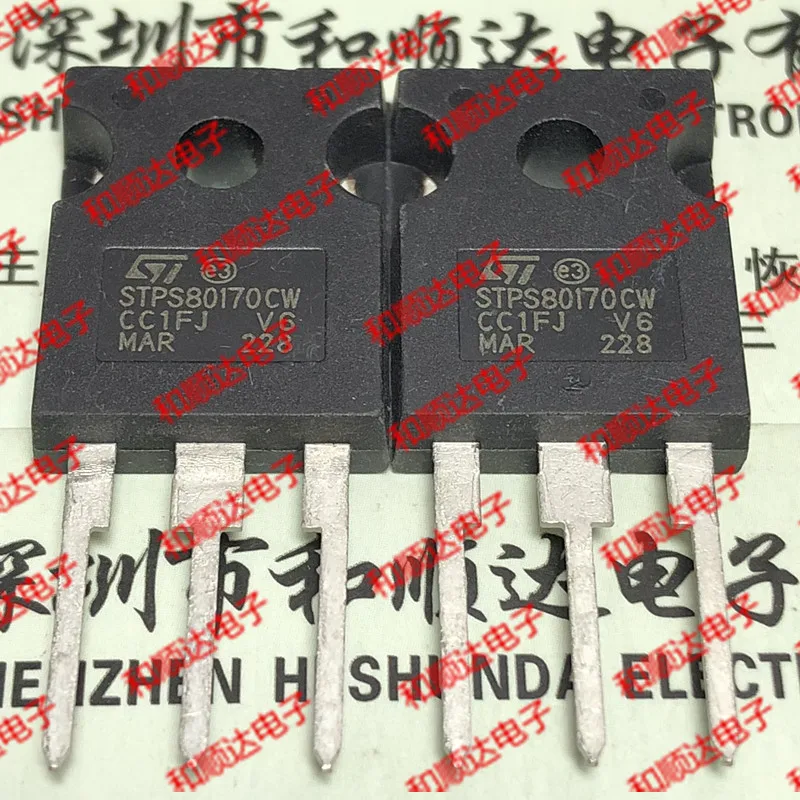 

1 шт. STPS80170CW TO-247 170V 80A
