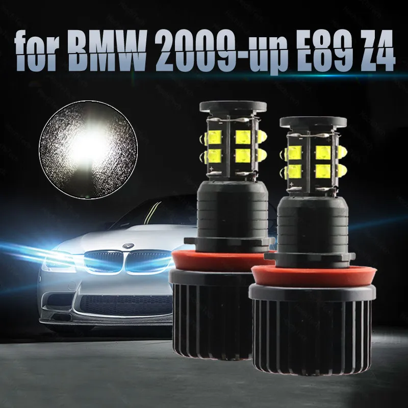 

3-year Warranty 3200LM High Power 6000K IP65 for BMW 2009-up Z Series E89 Z4 LED Angel Eyes Marker 240W H8 / H11