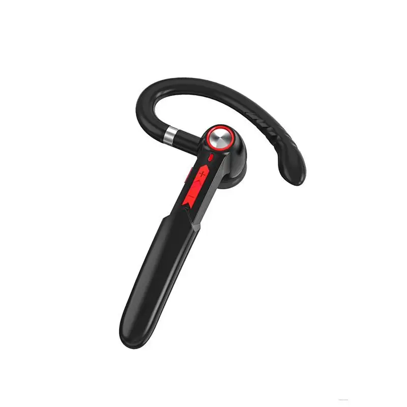 

Single Ear Hook Bluetooth Earphone Wireless Stereo HD Mic Headphones for iPhone Samsung Huawei