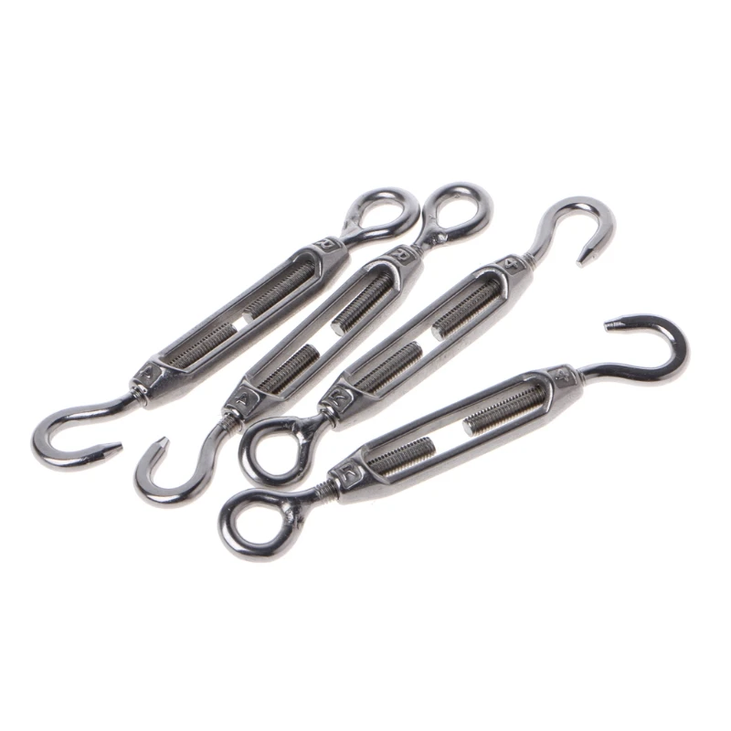 4 шт. 304 Нержавеющая сталь M4 крюк и глаз фаркоп светильник оцинкованный стальной