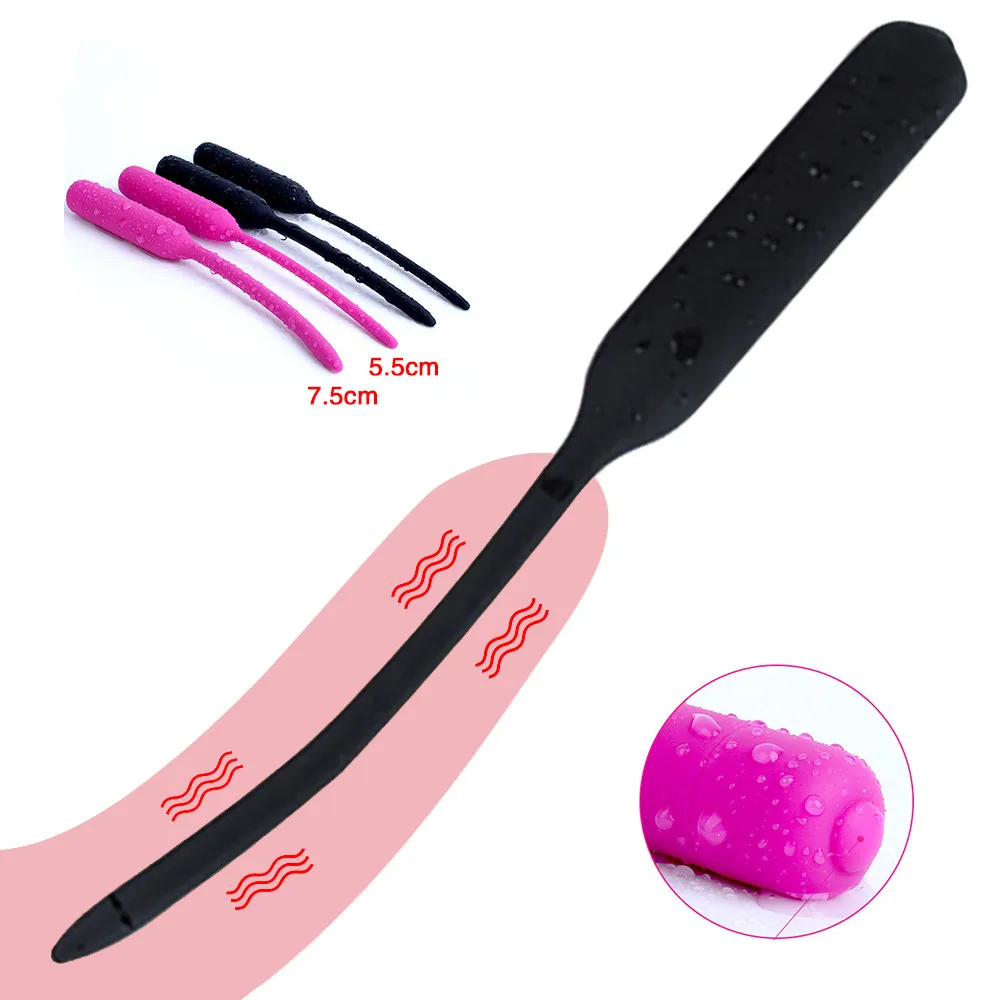 Уретральный вибратор со звуком уретральный катетер Мужской мастурбатор вставка