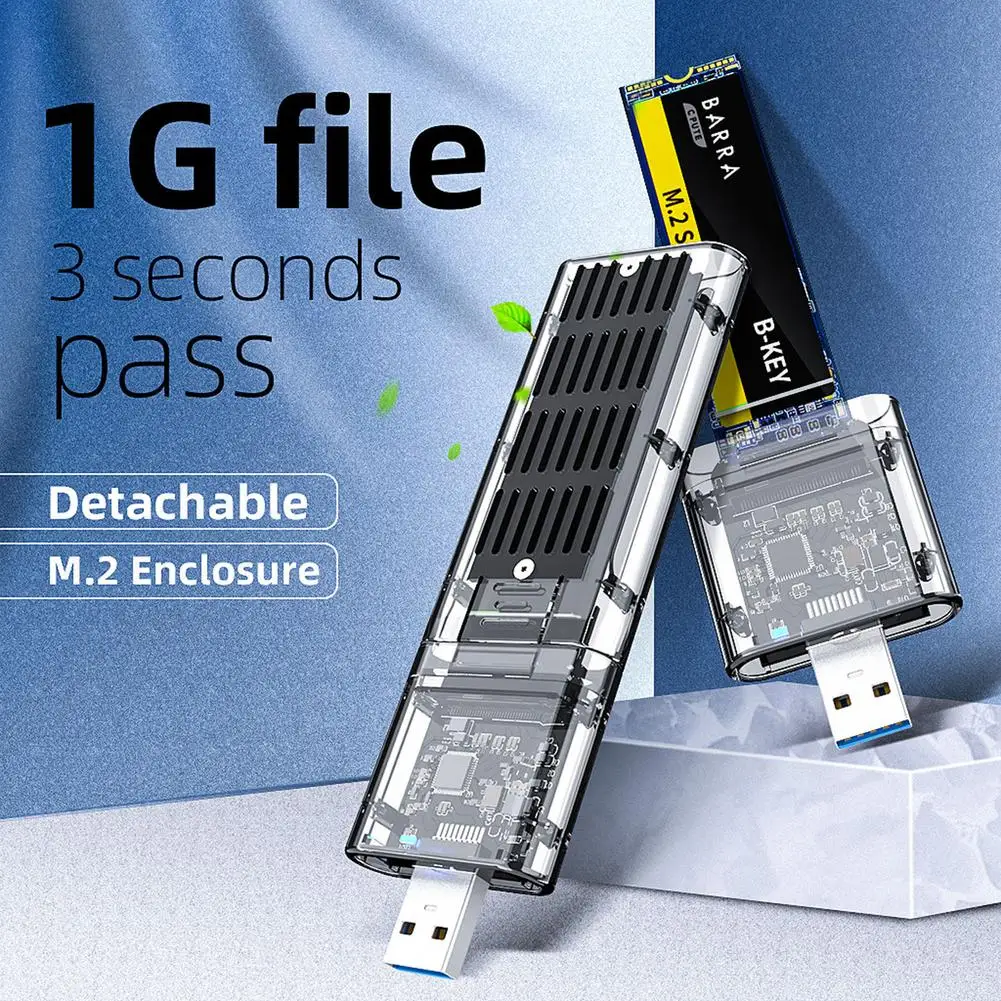 

Высокоскоростной USB-адаптер M.2 для SATA M.2 SSD для SATA M.2/для NGFF (B Key) SSD 2242 2260 2280 мм