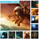 5D алмазная вышивка сделай сам, полноформатная алмазная живопись, мозаика, искусство, наборы для вышивки крестиком, персонажи игры World of Warcraft, домашний декор