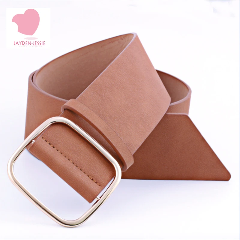 Новый широкий пояс модный индивидуальный золотой серебряный с пряжкой Женская