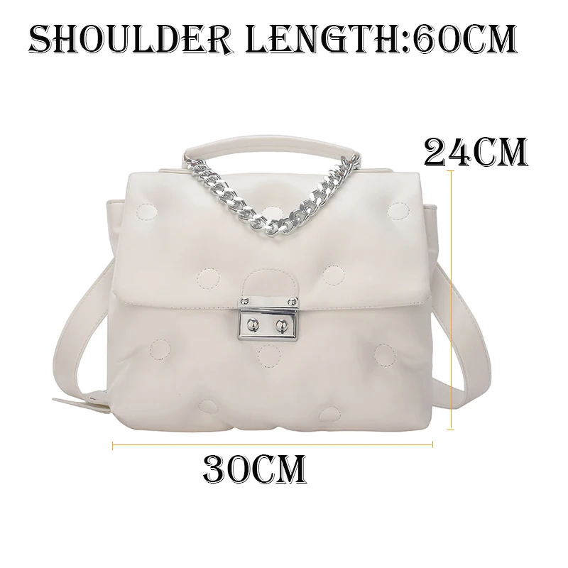 

Small Chain Brand Designer PU Leather Crossbody Bags for Women 2021 Simple Totes Shoulder Bag Lady Luxury Handbags and Purses
