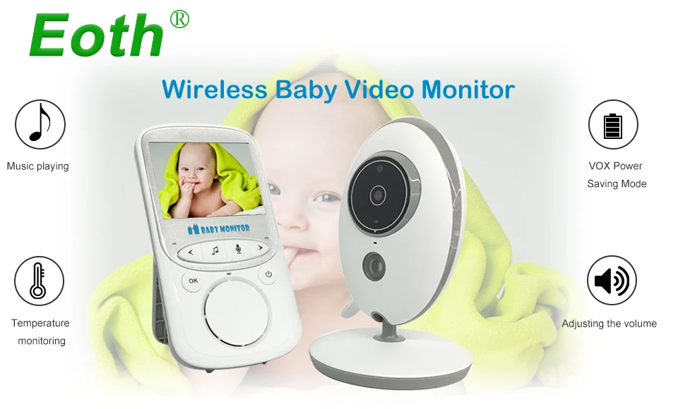 Электронный 720 радионяня Беспроводная аудио камера babyfoon elektroniczna видео vigilabebes подключение wifi видео наблюдение