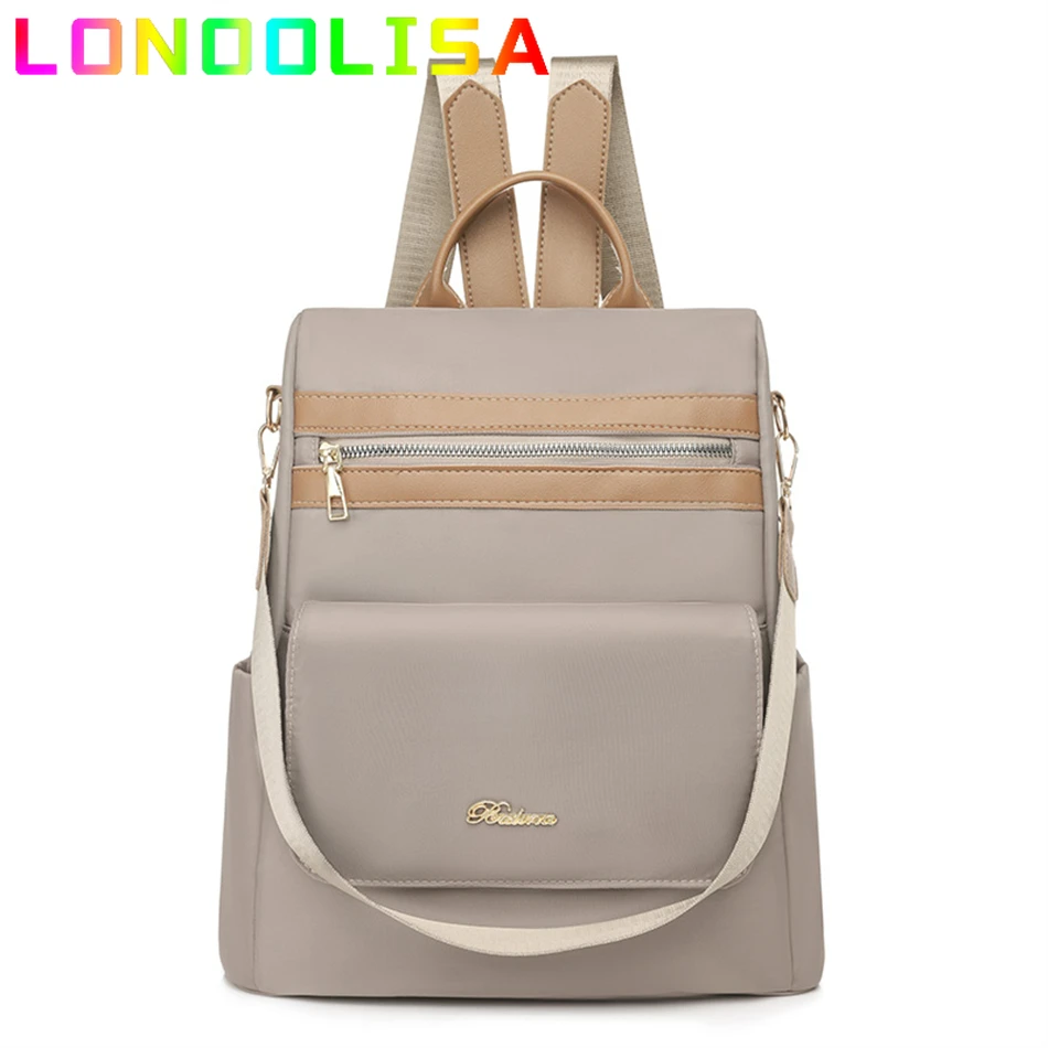 

Multifunction Shoulder Bag Large Capacity Oxford School Bags for Teenage Girls Fashion Designer Backpacks Ladies Anti-theft Bags