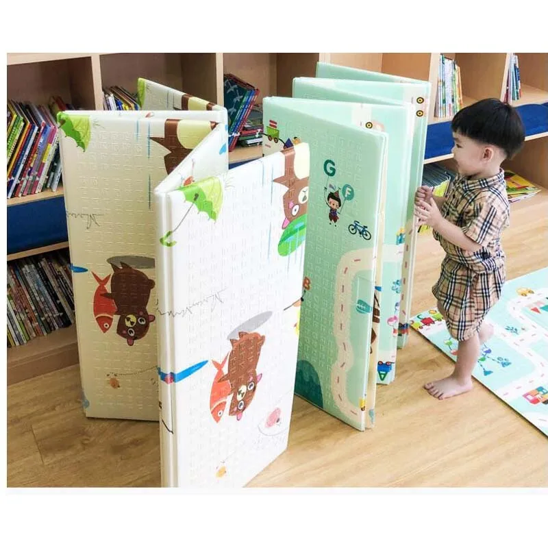 XPE Environmental Protection Baby Crawling Mat Home Multi-Function Folding Children Climbing 200*180*1 cm Thick Game Pad | Игрушки и