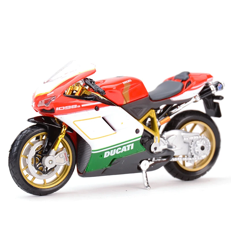 1098S Maisto 1:18 Ducati Diavel Carbon 1199Panigale 1098S 748 848 Hypermotard Monster Supersport S литая под давлением модель мотоцикла из сплава игрушка - Цвет: 1098S